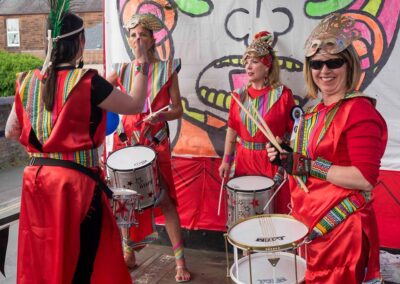 The Samba Sisters in Dumfries 2017
