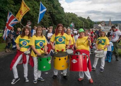 The Samba Sisters in Moffat 2017