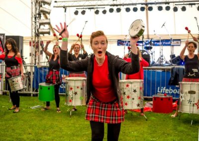 The Samba Sisters at Stranraer Park Fest 2016